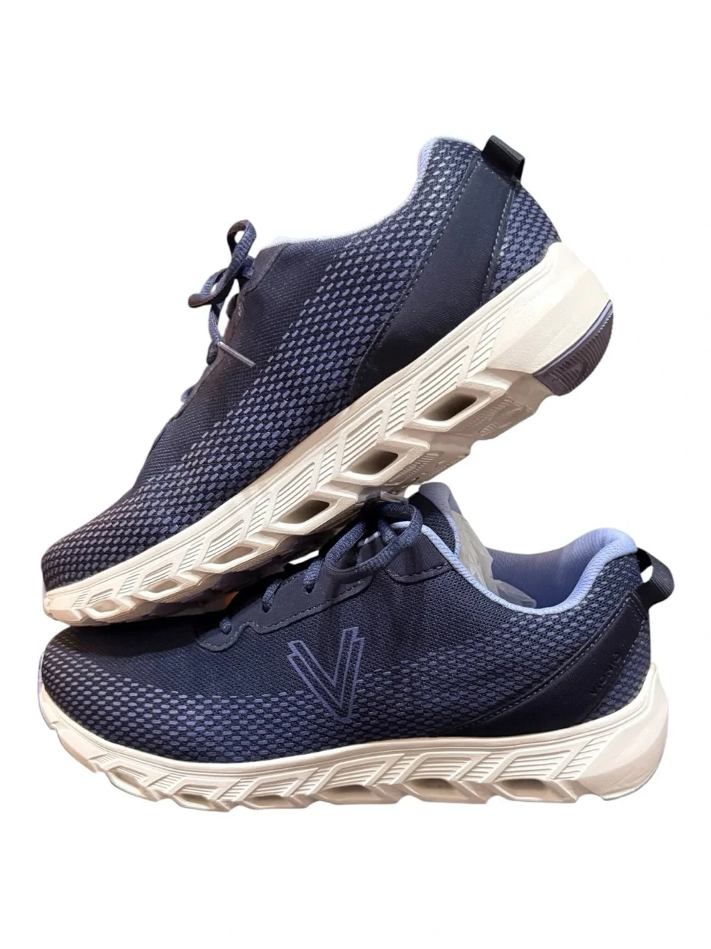 Vionic Walk Strider Knit Sneakers Men’s Size 10 Wide Navy Blazer NIB